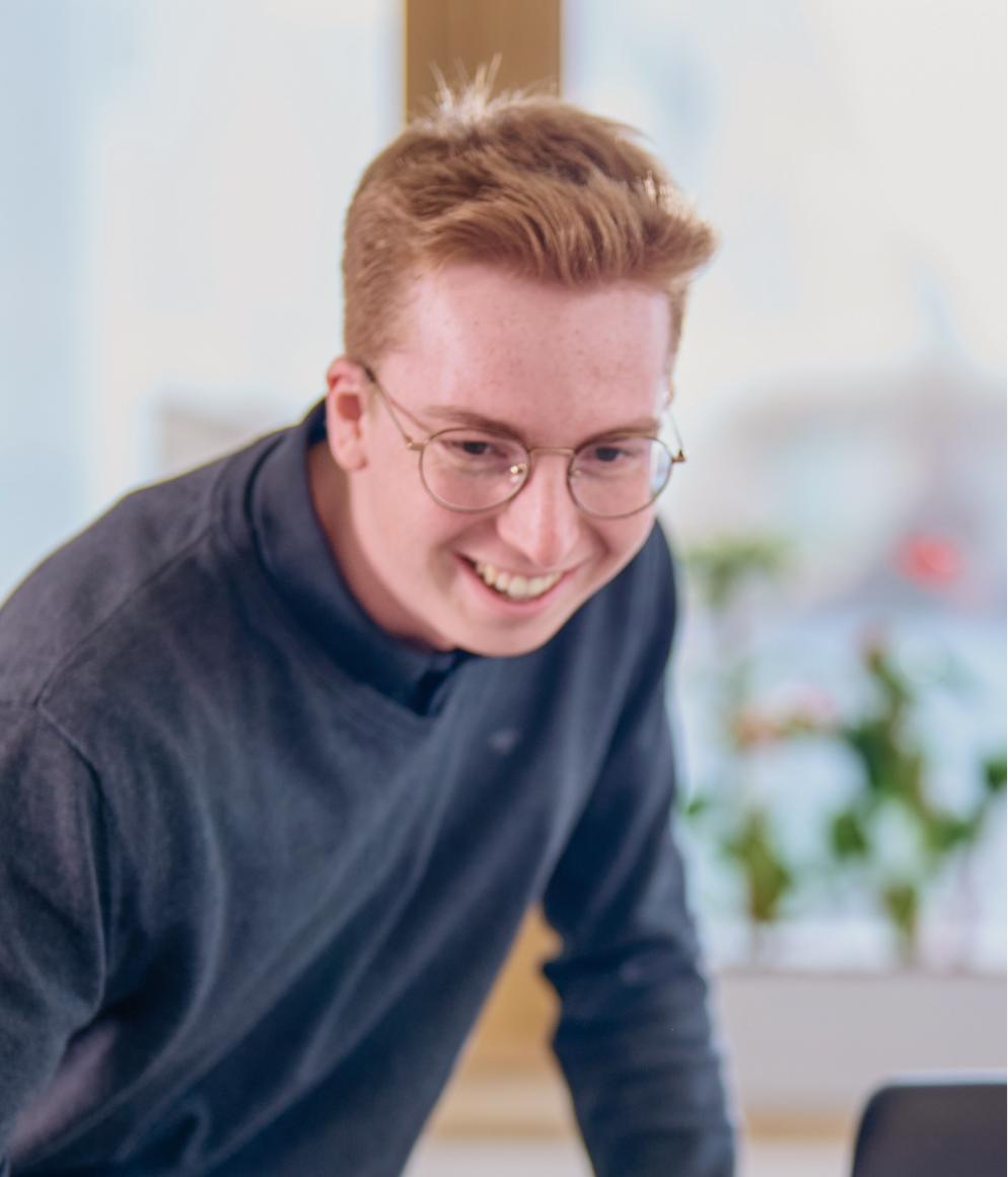 Portrait of Leon Freis, ERDINGER Logistics.