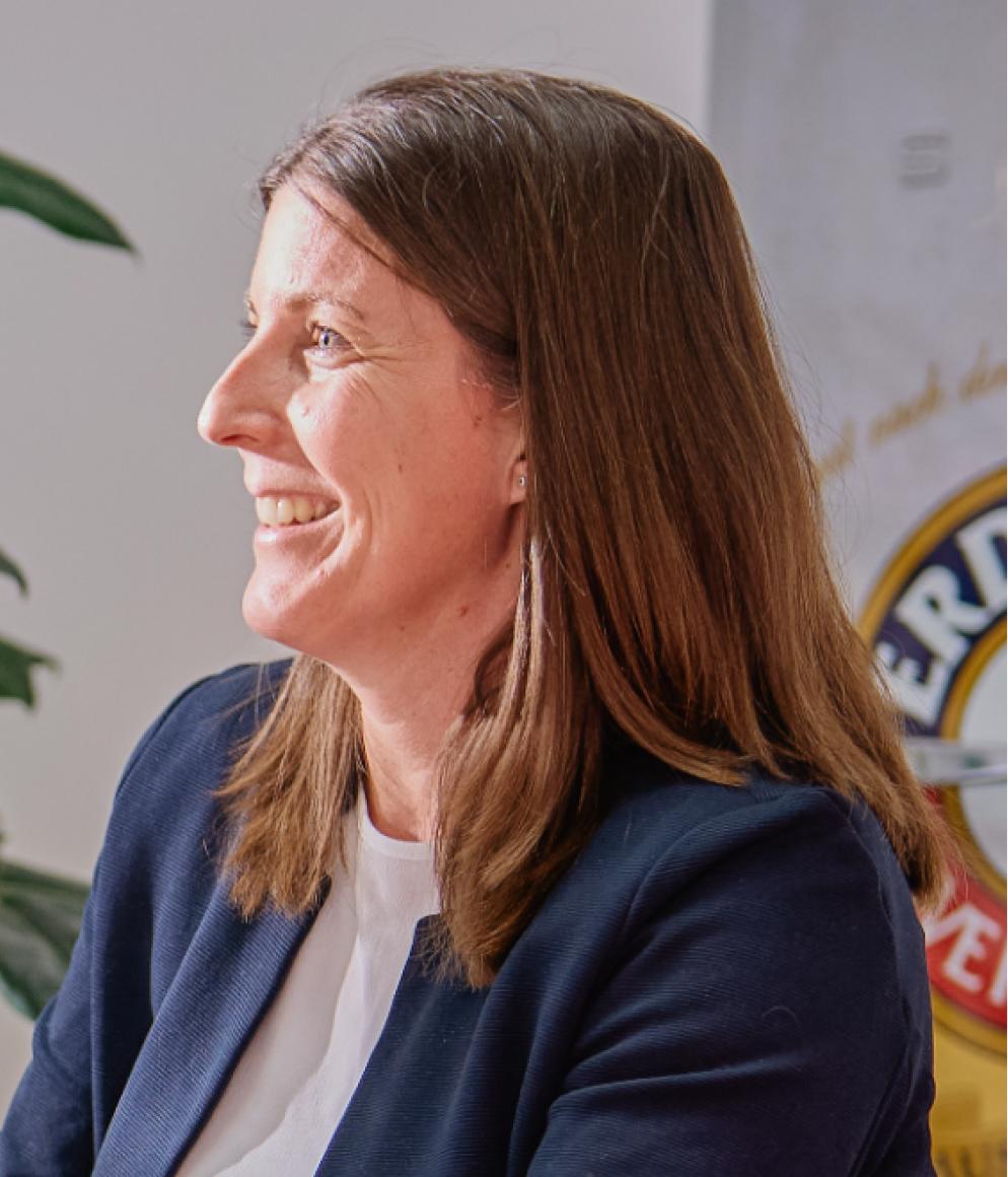 Portrait of Veronika Stöhr, Human Resources Department at ERDINGER.