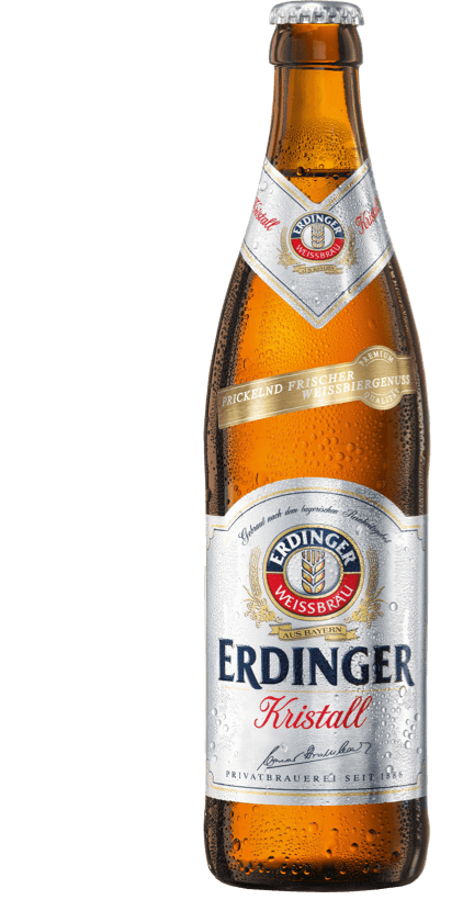 ERDINGER Weißbier Kristall Flasche