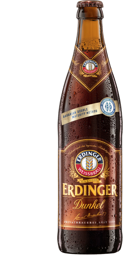 ERDINGER Weißbier Dunkel Pfeil